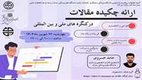 کارگاه مجازی ارائه چکیده مقالات در کنگره های ملی و بین المللی